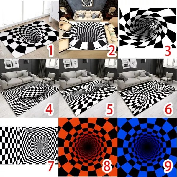 Vortex Illusion Rug