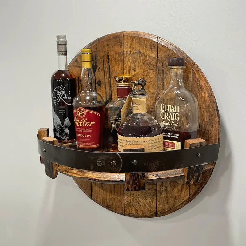 Bourbon barrel rack