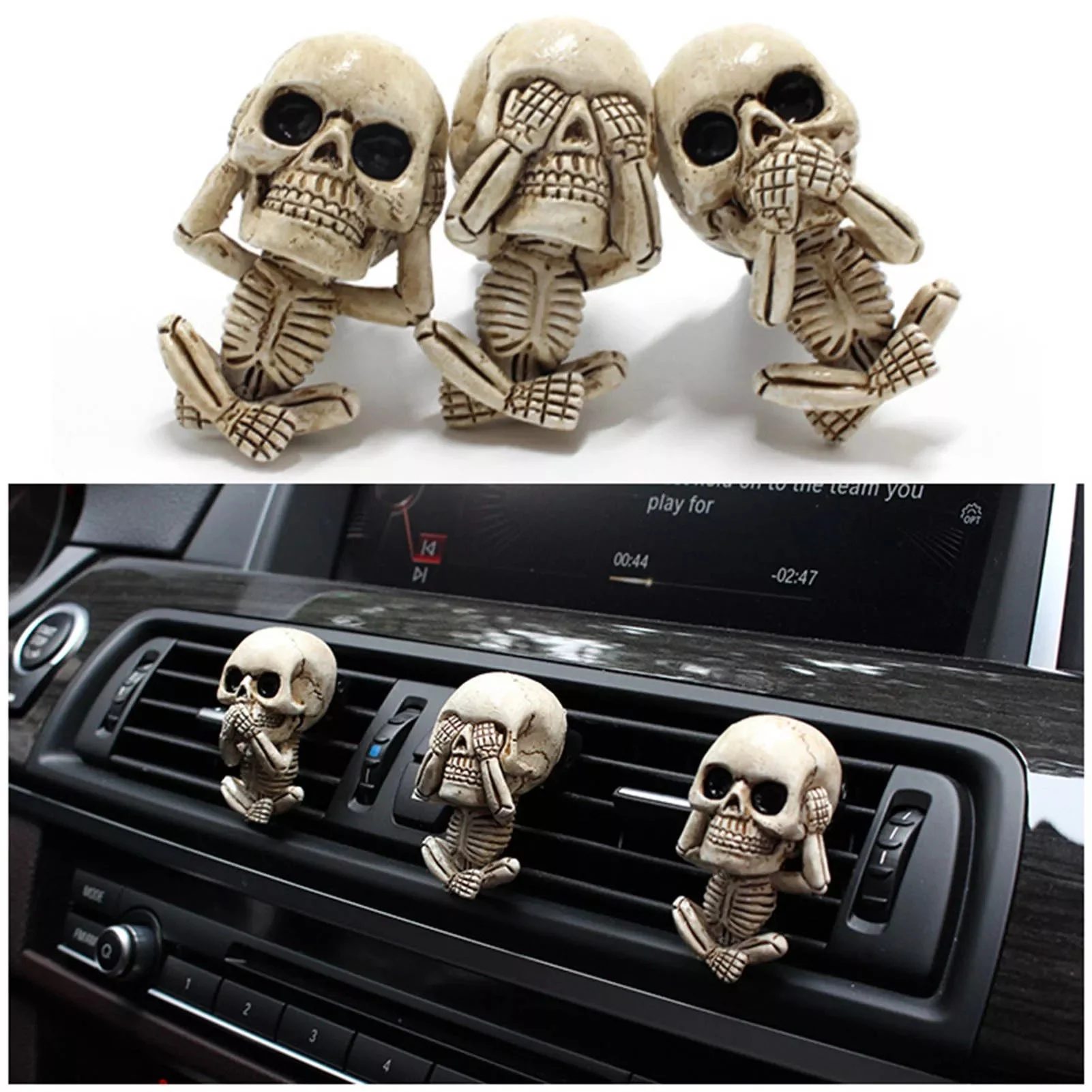 Evil Skull Trio Statue 3 Sets