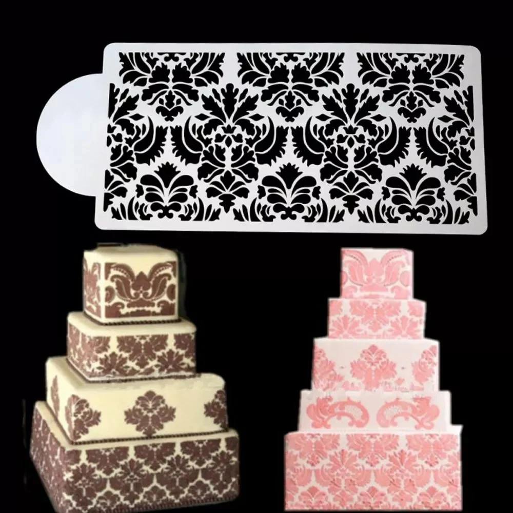 Cake Decoration Stencil - 6 PCS