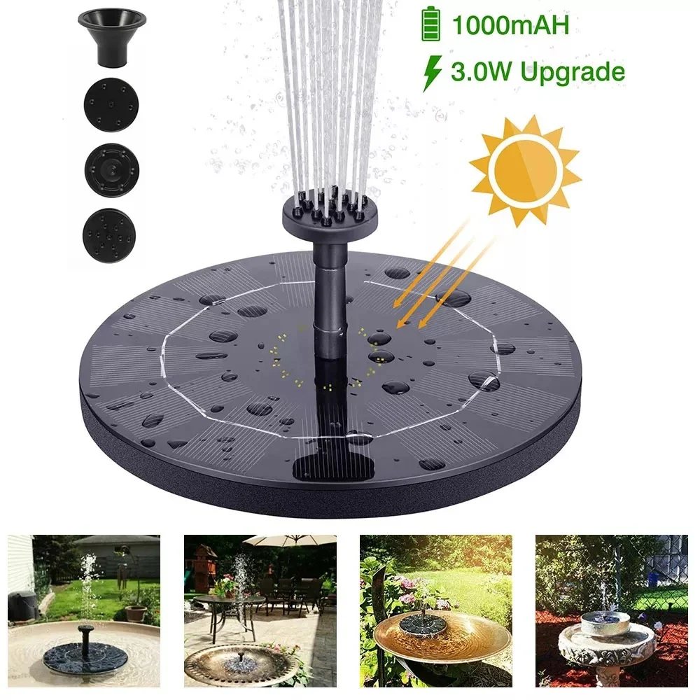 Solar Powered Water Fountain