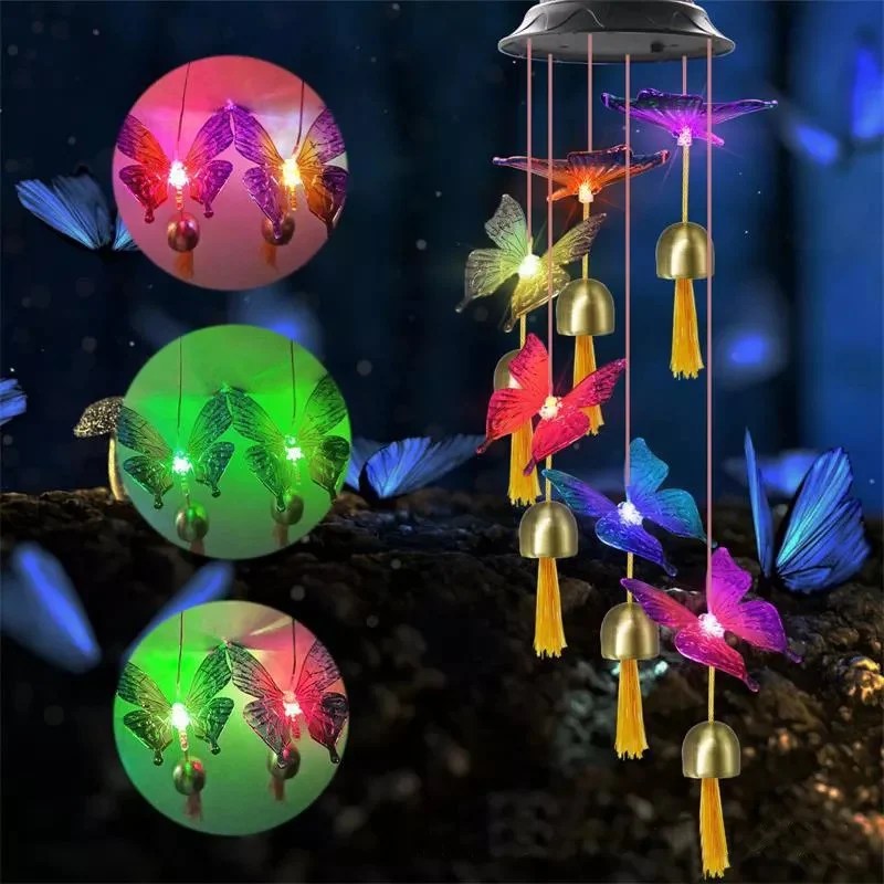 Solar Hanging Hummingbird Lights