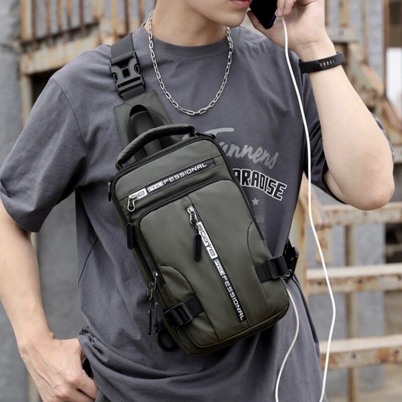 anti-theft waterproof messenger bag