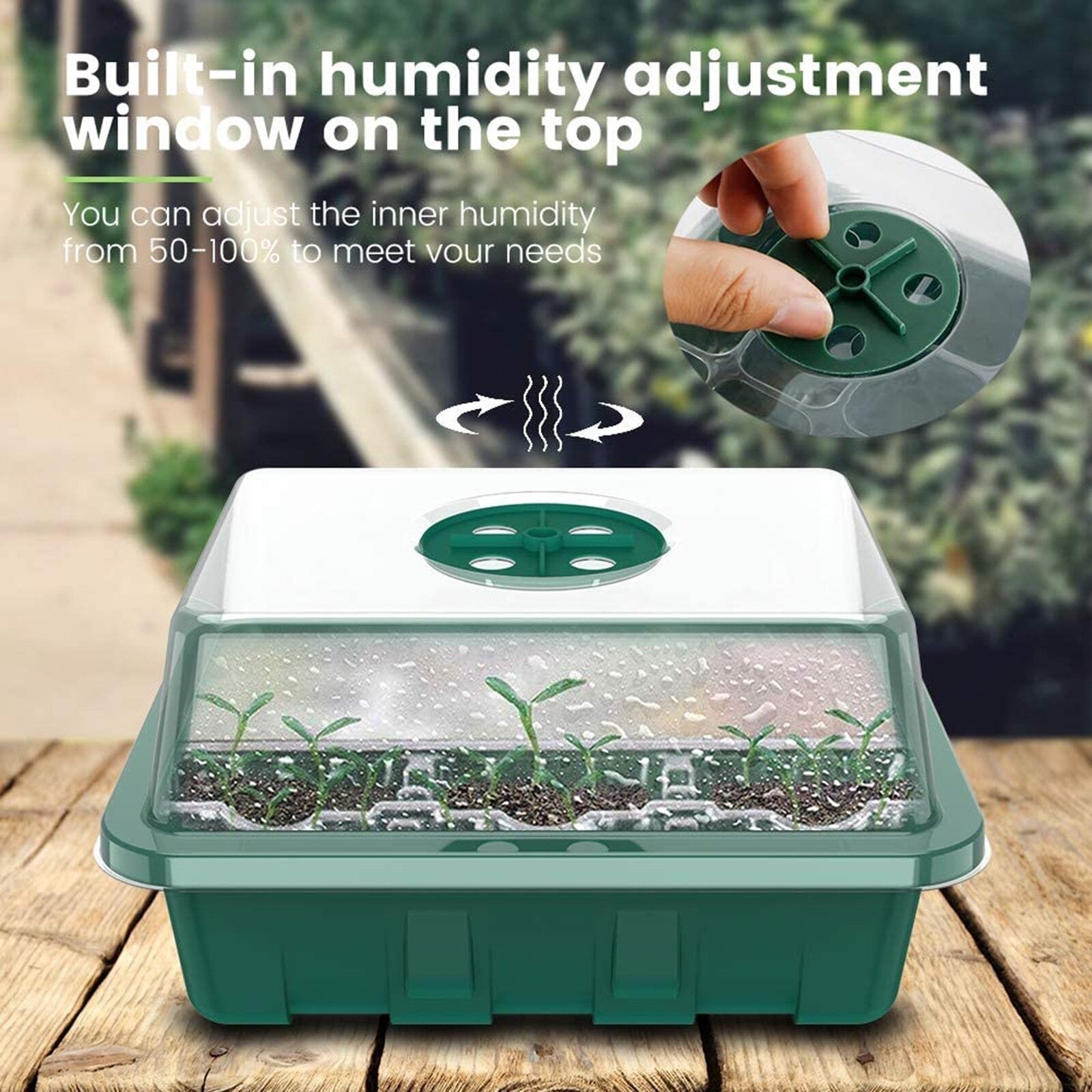 Mini Greenhouse Seed Starter Tray - 5 pcs