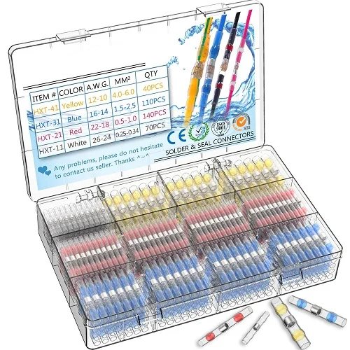 WATERPROOF SOLDER WIRE CONNECTOR KIT-100pcs