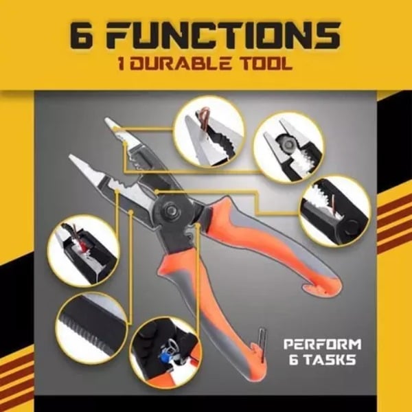 6 In 1 Multifunctional Electrician Pliers