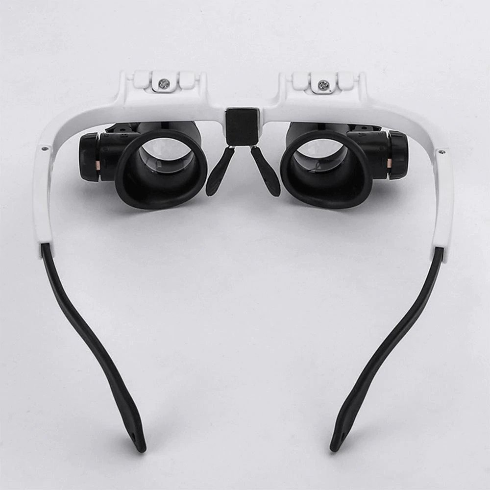 LED glasses magnifier