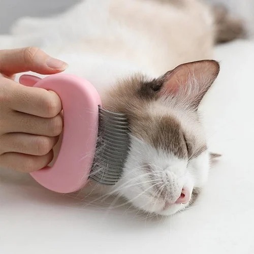 Cat Hair Removal Massaging Shell Comb