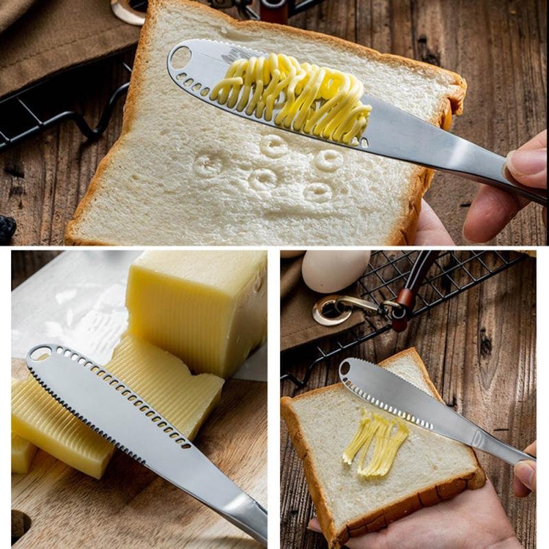 3 in 1 Food Grade 304 Stainless Steel Butter Knife