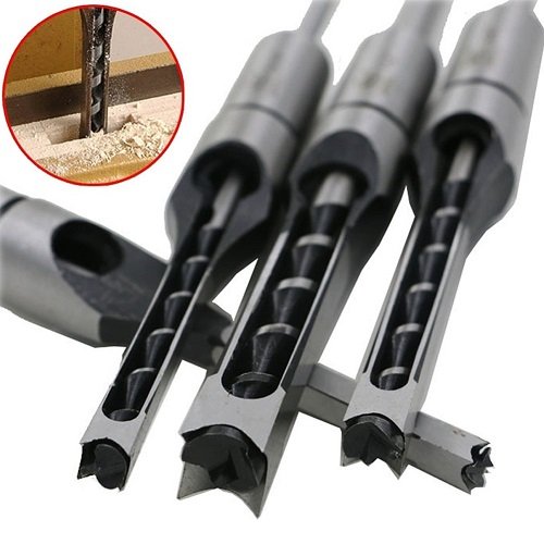 Hollow Chisel Mortise Drill Tool - SET OF 4 PCS