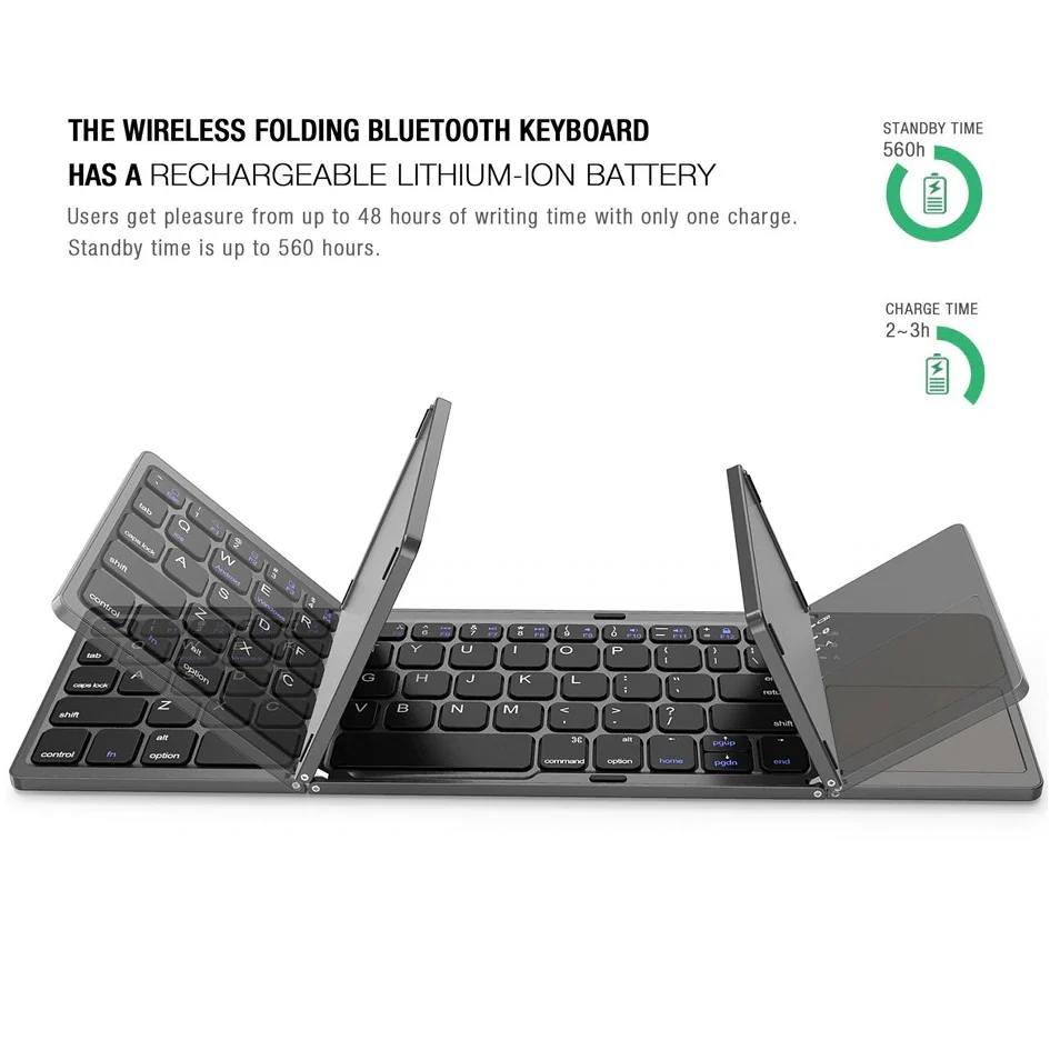 Wireless Bluetooth Foldable Keyboard