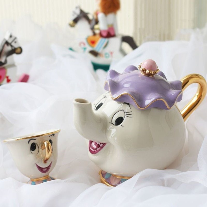 Beauty and the Beast Teapot Set