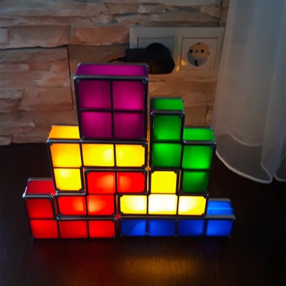 Tetris Stackable LED Night Light