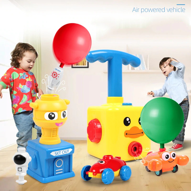 Balloon Launcher & Powered Car Toy Set