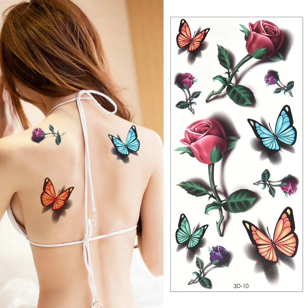 Waterproof Temporary 3D Tattoo Stickers