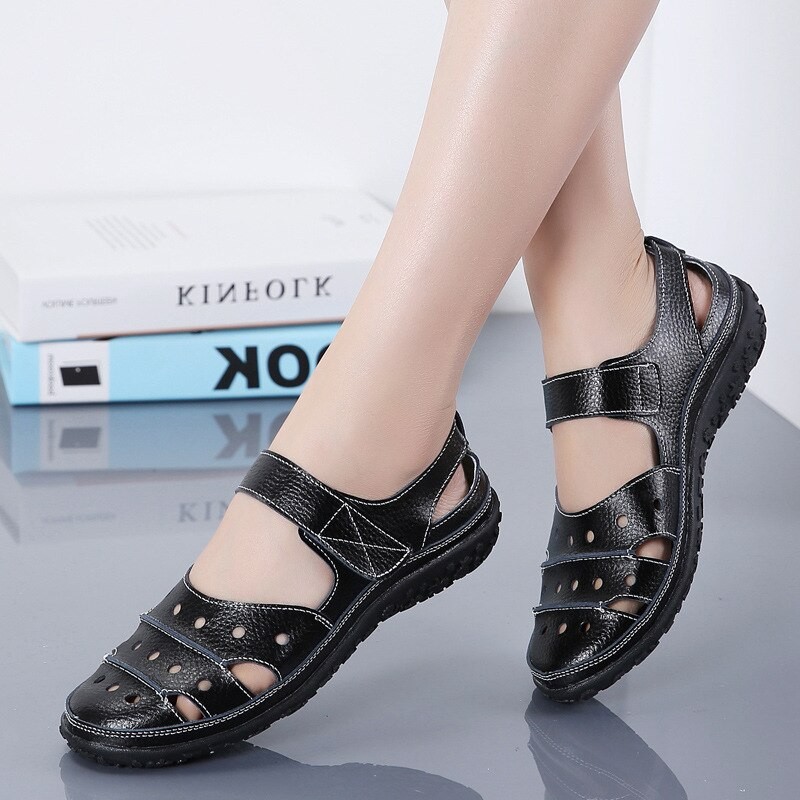 Women's Hollow Hook Flat Sandals