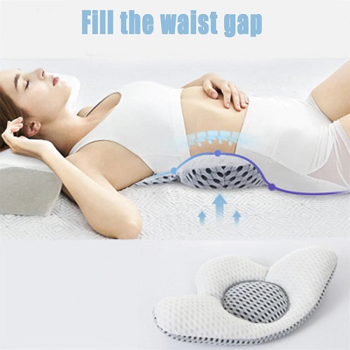 Buckwheat Lumbar Support Sleep Pillow