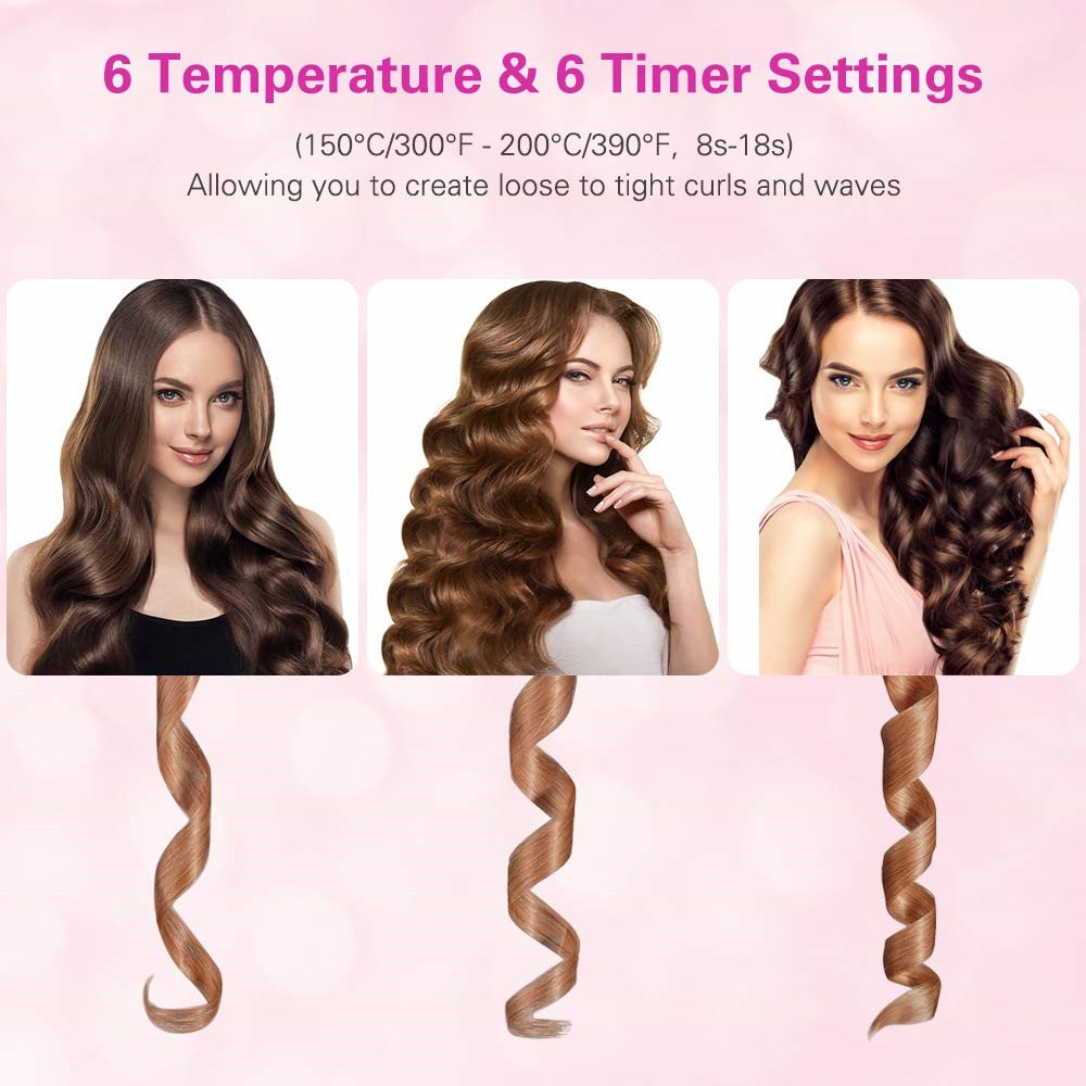 Portable USB Cordless Automatic Hair Curler