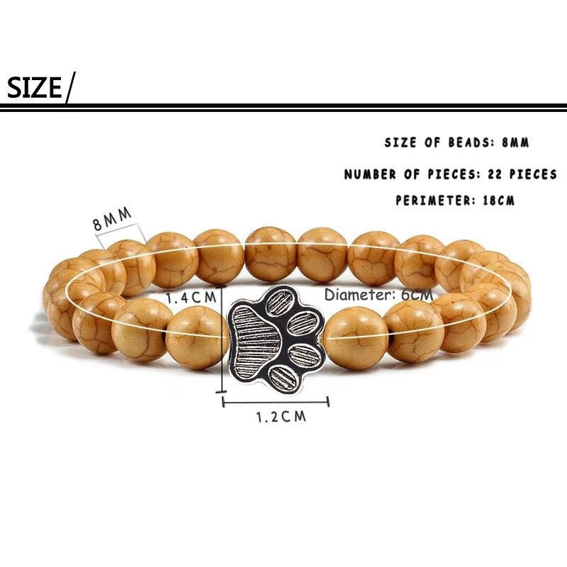 Paw Print Charm Bracelet