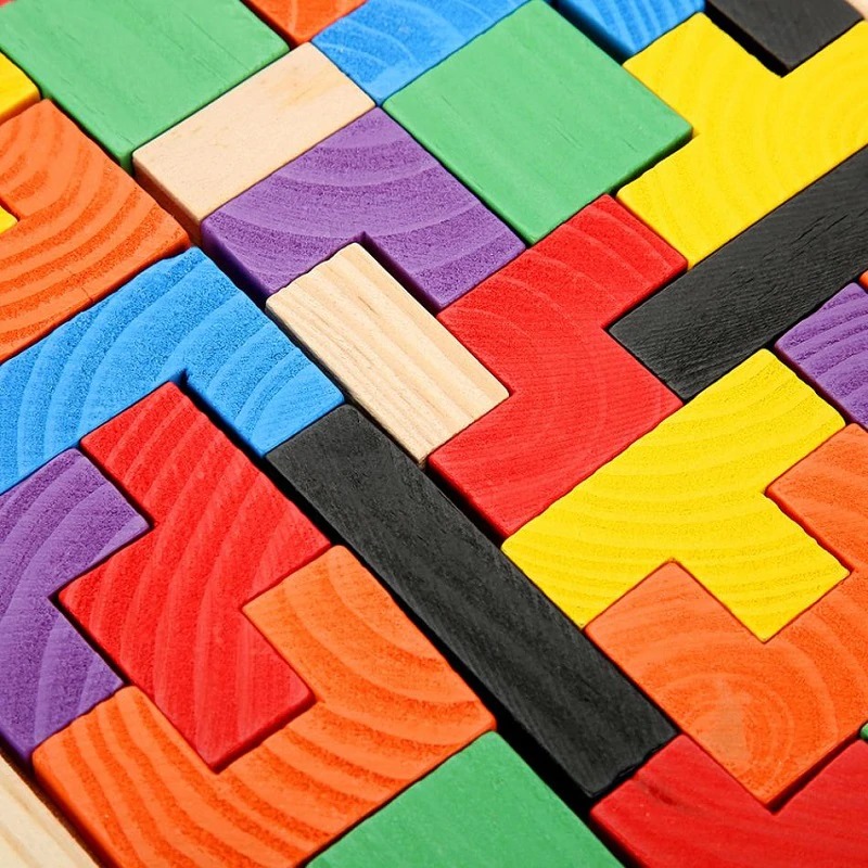 Tetris Wooden Puzzle Toy