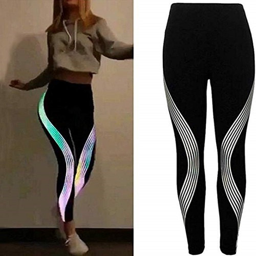 Luma Leggings - Rainbow Reflective Leggings