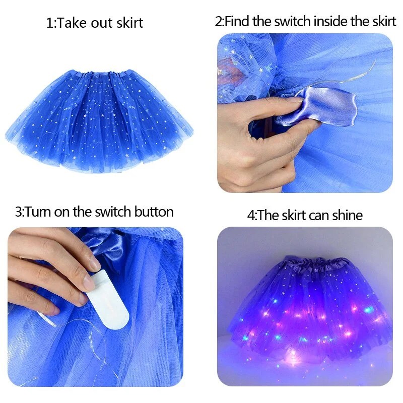 Magical & Luminous LED Princess Tutu Skirt