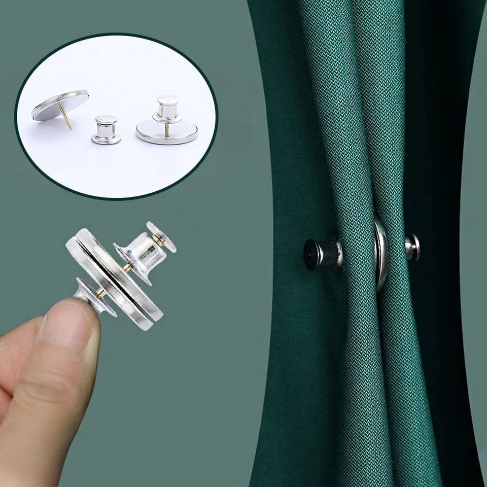 Magnetic Curtain Clip - 4 PAIR/SET