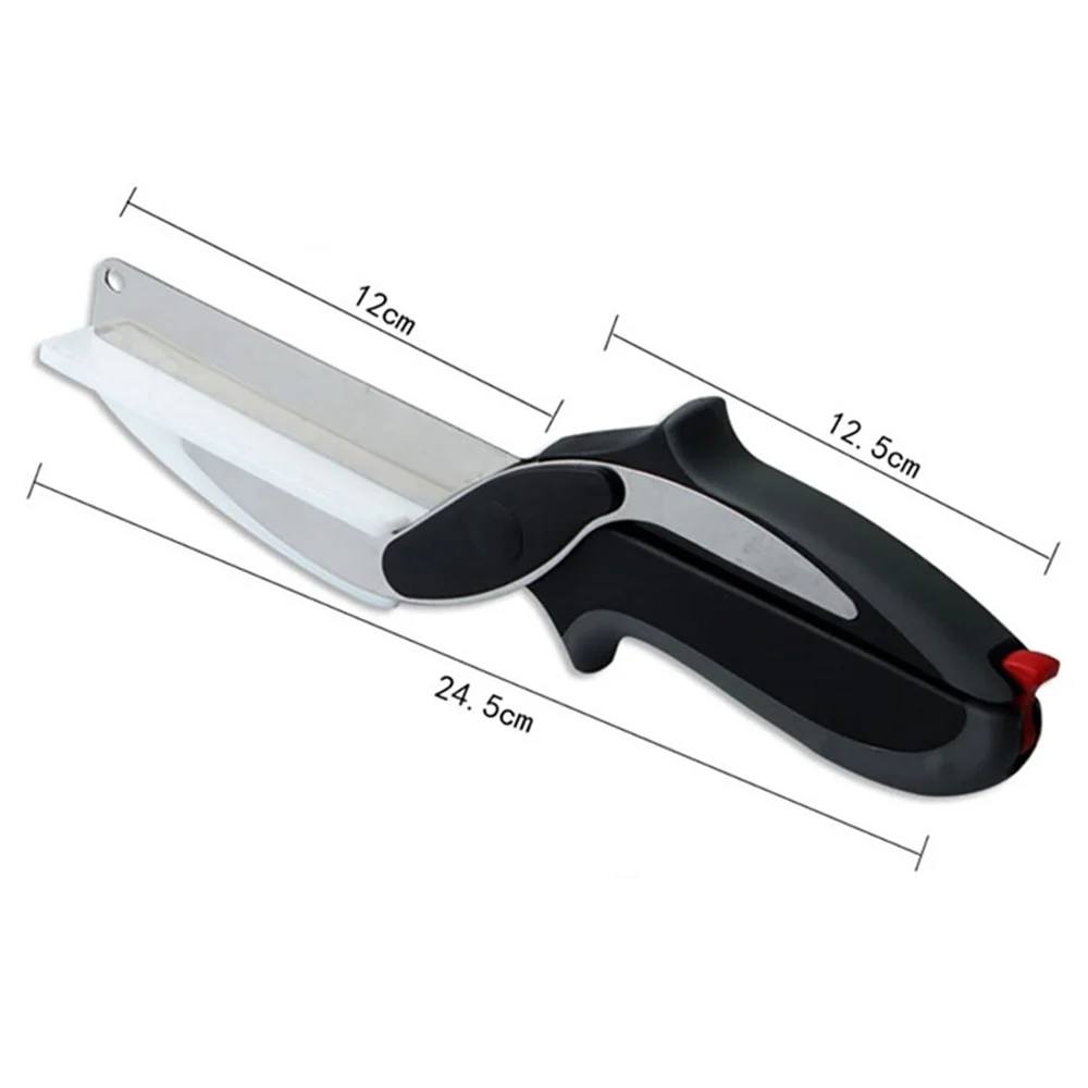 Clever Cutter 2 In 1 Cutting Board And Knife Scissors