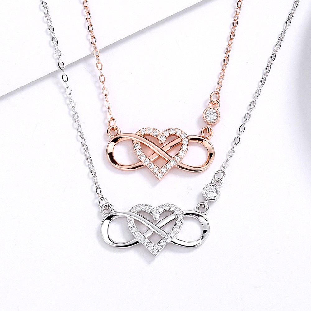 8-character heart necklace