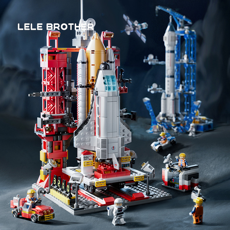 Space rocket building blocks