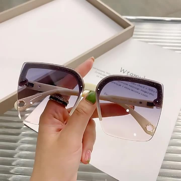 Frameless sunglasses