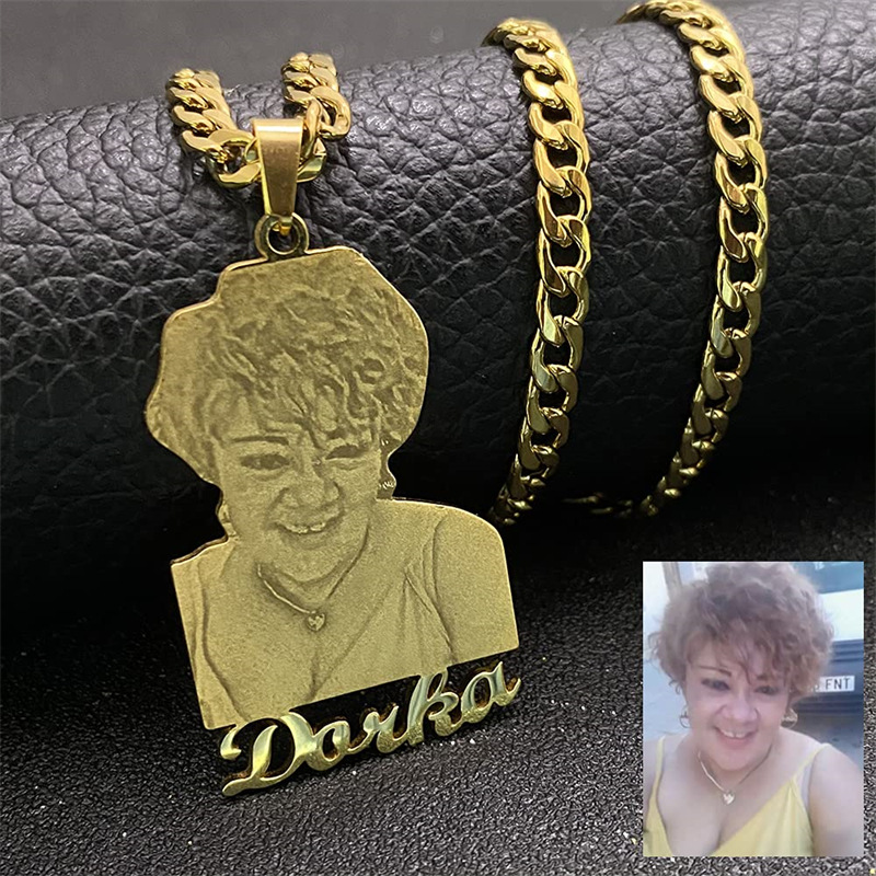 Custom picture necklace