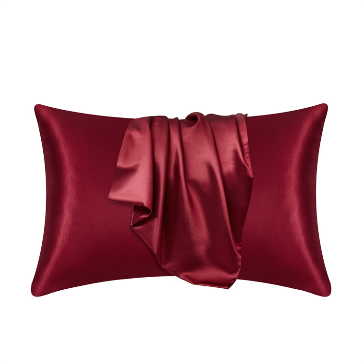 Imitation silk pillowcase