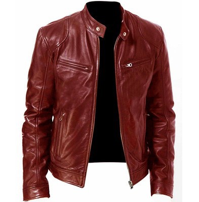 Men's leather jacket