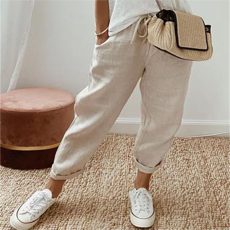 Linen slacks