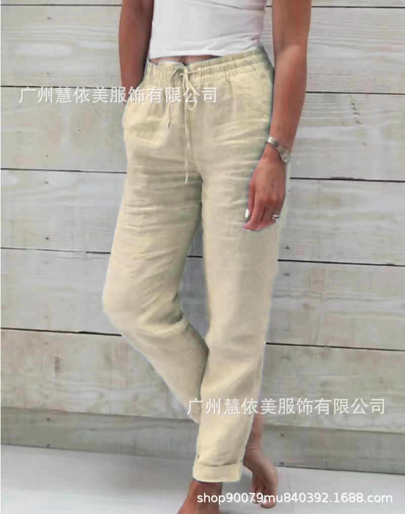 Linen slacks