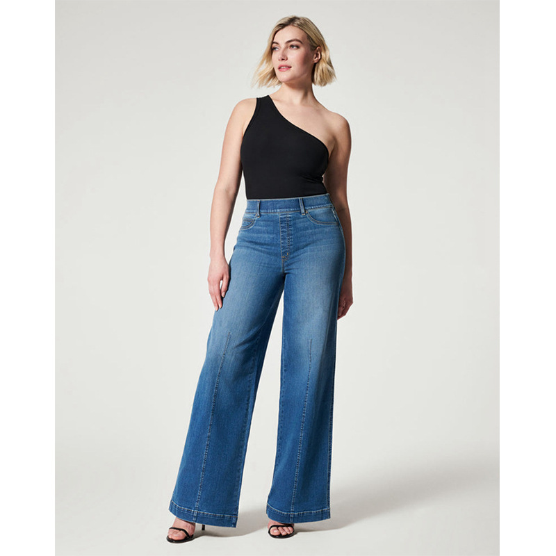 Jeans wide-leg pants