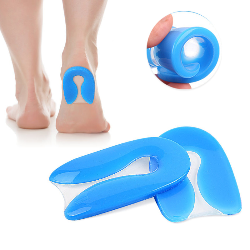 Shock-absorbing heel pad