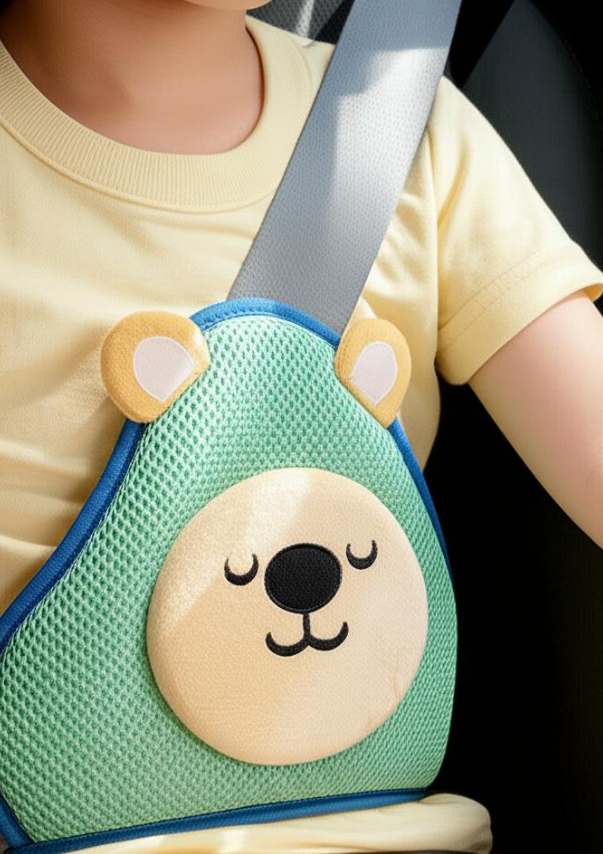 Car child seat belt triangle restraint K071